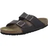 Image de Birkenstock, Hommes, Sandales, Arizona SFB nubuck huilé normal, Marron, (43)