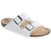Image de Birkenstock, Unisexe, Sandales, Arizona Birko-Flor, Blanc, (41)