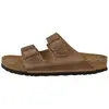 Image de Birkenstock, Unisexe, Sandales, Arizona nubuck huilé étroit, Marron, (35)