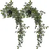 Image de Relaxdays, Plantes artificielles, 2x Kunsthängepflanze (60 cm)