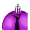 Image de Relaxdays, Décorations de sapin de Noël, - Weihnachtskugeln 50er Set, Pink/ Silber, 7 x 6 cm (50 x)