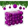 Image de Relaxdays, Décorations de sapin de Noël, 50x Boules-de-Noël (50x)