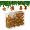 Image de Relaxdays, Décorations de sapin de Noël, 100x boules-de-Noël (100x)