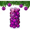 Image de Relaxdays, Décorations de sapin de Noël, 30x boules-de-Noël (30x)