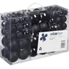 Image de Relaxdays, Décorations de sapin de Noël, Lot de 100 boules de Noël (100x)
