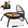 Image de Relaxdays, Brasero, Brasero avec grillage, XL (60 cm)