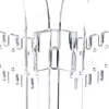 Image de Relaxdays, Rangement pour montres + bijoux, Porte Bijoux Présentoir, Transparent