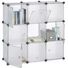 Image de Relaxdays, Étagères : accessoires, Étagère rangement avec portes