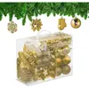 Image de Relaxdays, Décorations de sapin de Noël, Ensemble de boules de Noël (100x)