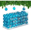 Image de Relaxdays, Décorations de sapin de Noël, Ensemble de boules de Noël (96 x)