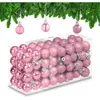 Image de Relaxdays, Décorations de sapin de Noël, 96x boules-de-Noël (96x)