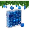 Image de Relaxdays, Décorations de sapin de Noël, Ensemble de boules de Noël (110x)