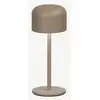 Image de FHL easy, Lampe de table, FHL Finley LED Tischleuchte 1W dimmbar Akku warmweiss grau-braun 850719