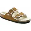 Image de Birkenstock, Unisexe, Sandales, Arizona Velours Étroit, Gris, (36)