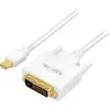 Image de LogiLink Mini DisplayPort   DVI (1.80 m), Câble vidéo, Blanc