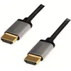 Image de LogiLink HDMI-A   HDMI-A (5 m), Câble vidéo, Gris, Noir