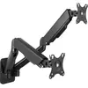 Image de LogiLink BP0146 Support mural double Monitorius 17-32 pouces Cartouche à gaz 90-540 mm (Mur, 32", 9 kg), Support de moniteur, Noir