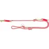 Image de Trixie Soft Rope Hondenriem Verstelbaar Rouge / Crème (S, XL, Chien, Sport canin), Collier + laisse