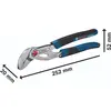 Image de Bosch Professional, Pinces, Pince à pompe à eau 250 mm (252 mm)