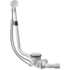 Image de Duravit, Siphon, Garniture de vidage/débordement QUADROVAL pour Shower & Bath chrome (Ensemble de drainage)