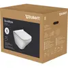 Image de Duravit, Cuvette toilettes + bidet, Ensemble de toilettes suspendues DURASTYLE blanc