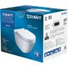 Image de Duravit, Cuvette toilettes + bidet, Ensemble de toilettes suspendues STARCK 3 blanc