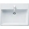 Image de Duravit, Lavabo, Plan de toilette VERO AIR o ÜL m HLB geschli 600x470mm 1 HL blanc (470 mm, 600 mm)