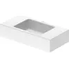 Image de Duravit, Lavabo, Lave-mains VERO AIR o ÜL m HLB 500x250mm sans trou pour robinet blanc (250 mm, 500 mm)