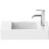Image de Duravit, Lavabo, Lave-mains VERO AIR o ÜL m HLB 500x250mm 1 HL droite blanc (250 mm, 500 mm)