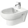 Image de Duravit, Cuvette toilettes + bidet, Bidet suspendu DURASTYLE BASIC avec cuvette HLB 370x540mm 1 trou de robinet blanc