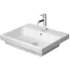 Image de Duravit, Lavabo, Vasque encastrée VERO AIR m ÜL HLB 550x455mm sans trou pour robinet blanc (455 mm, 550 mm)