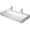 Image de Duravit, Lavabo, Lavabo DURASQUARE sans meuble avec plan de toilette 1000x470mm sans robinetterie blanc (470 mm, 1000 mm)