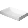 Image de Duravit, Lavabo, Vasque à poser DURASQUARE o ÜL o HLB polie 600x345mm blanc (345 mm, 600 mm)