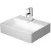 Image de Duravit, Lavabo, Lave-mains DURASQUARE sans cuvette avec cuvette fermée 450x350mm 1 cuvette blanche (350 mm, 450 mm)