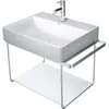 Image de Duravit, Meuble sous-lavabo, Console métallique DURASQUARE suspendue, pour lavabo 235360 chromé (66.50 x 40 x 45.10 cm)