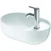 Image de Duravit, Lavabo, Vasque à poser LUV o ÜL m HLB 420x270mm latéral 1 HL we sdm (270 mm, 420 mm)