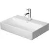 Image de Duravit, Lavabo, Lavabo DURASQUARE COMPACT sans meuble avec plan de toilette 600x400mm sans robinetterie blanc (400 mm, 600 mm)