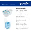 Image de Duravit, Abattant WC, Réservoir de chasse DURASTYLE 390x170mm, raccordement à droite/à gauche blanc