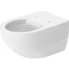 Image de Duravit, Abattant WC, WC suspendu ARCHITEC RIMLESS profond, 365x575mm blanc