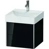 Image de Duravit, Meuble sous-lavabo, XSquare meuble-lavabo mural 48,4x46,0 cm, 2 tiroirs, pour lavabo DuraSquare 235350 (48.40 x 39.70 x 46 cm)