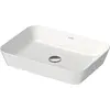 Image de Duravit, Lavabo, Vasque à poser CAPE COD o ÜL o HLB 550x400mm blanc satiné (400 mm, 550 mm)