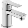 Image de Duravit, Robinetterie de salle de bains, Mitigeur monocommande pour lavabo A.1 S sans vidage à tirette chromé