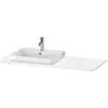 Image de Duravit, Console de lavabo, Happy D.2 Plus Console HP031K, 1300x550 mm, 1 découpe à droite, pour lavabo HP4932, HP4942