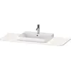 Image de Duravit, Console de lavabo, Happy D.2 Plus Console HP031K, 1300x550 mm, 1 découpe au milieu, pour lavabo base HP4932, H