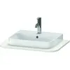 Image de Duravit, Console de lavabo, Happy D.2 Plus Console HP031B, 650x480 mm, 1 découpe, pour lavabo HP4940, HP4960