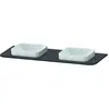 Image de Duravit, Console de lavabo, Happy D.2 Plus Console HP032K, 1300x550 mm, 2 découpes, pour base lavabo HP4943