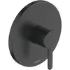 Image de Duravit, Robinetterie de salle de bains, Mitigeur monocommande de douche C.1 encastré, rond noir mat