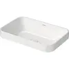Image de Duravit, Lavabo, Vasque à poser Happy D.2 Plus 60 x 40 cm Anthracite mat/blanc (400 mm, 600 mm)