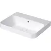 Image de Duravit, Lavabo, Vasque à poser HAPPY D.2 PLUS m PLS m PLS 600x460mm sans trou pour robinet blanc (460 mm, 600 mm)