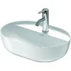 Image de Duravit, Lavabo, Vasque à poser LUV o ÜL m HLB 500x350mm 1 HL blanc satiné (350 mm, 500 mm)